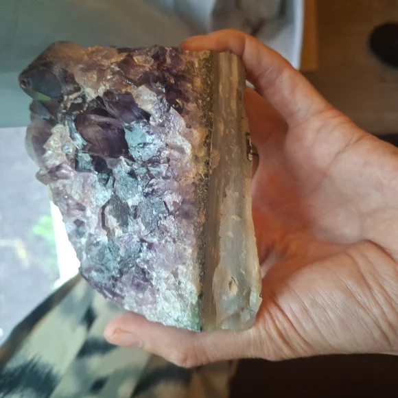 Amethyst Crystal Geode Home Accent